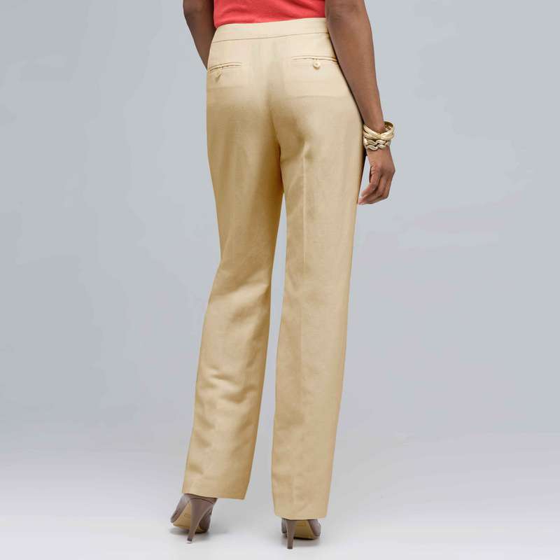 ウォッシャブルリネンスリムパンツ, リード, large image number 1