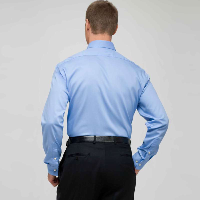 ノーアイロンの上質ドレスシャツ, スレート, large image number 1